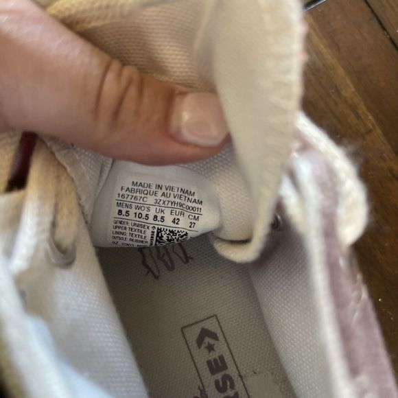 Size 8.5 - Converse Chuck 70 Tri-Panel Pack Shoes Prairie Sand Noble Grey - Picture 7 of 8